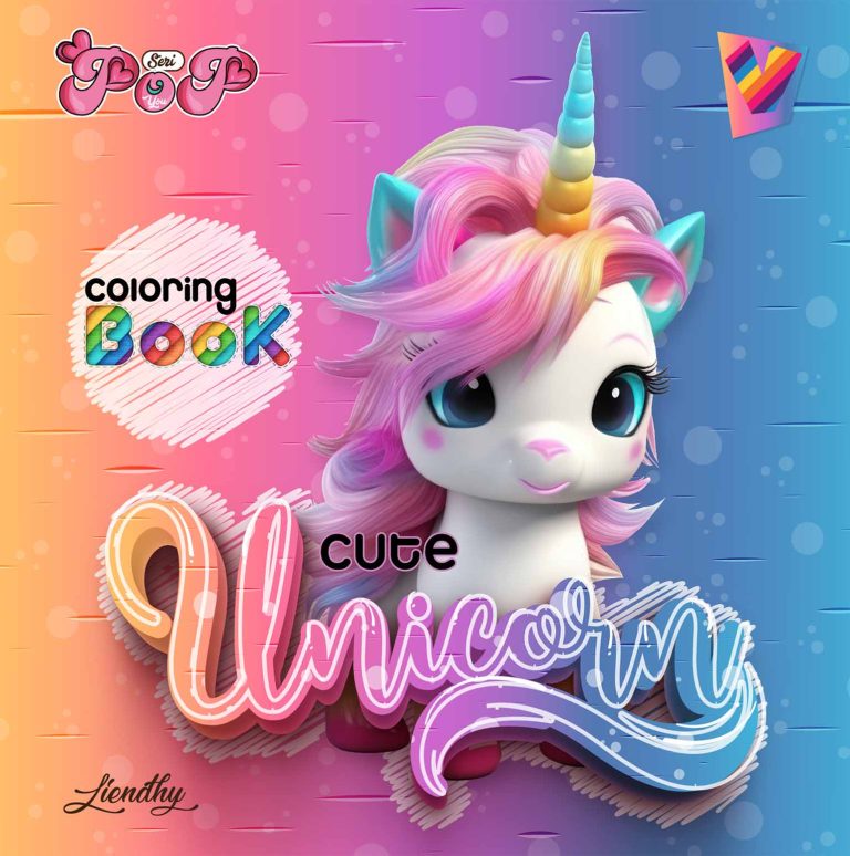Cute Unicorn - Coloring Book - KubusMedia Group