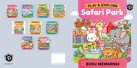 Play and Explore - Safari Park - Buku Mewarnai