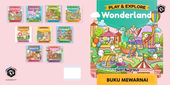 Play and Explore - Wonderland - Buku Mewarnai