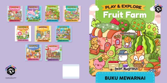 Play and Explore - Fruit Farm - Buku Mewarnai
