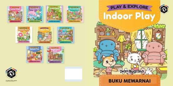 Play and Explore - Indoor Play - Buku Mewarnai