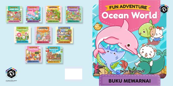 Fun Adventure - Ocean World - Buku Mewarnai