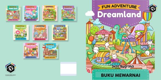 Fun Adventure - Dreamland - Buku Mewarnai
