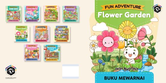 Fun Adventure - Flower Garden - Buku Mewarnai