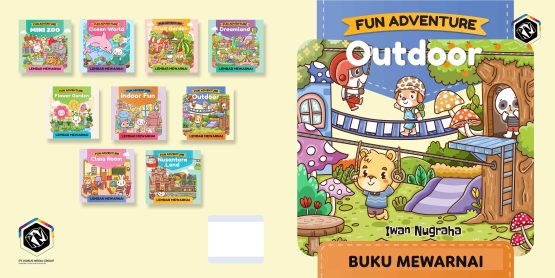 Fun Adventure - Outdoor - Buku Mewarnai