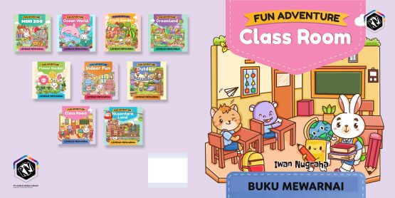 Fun Adventure - Class Room - Buku Mewarnai