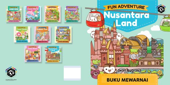 Fun Adventure - Nusantara Land - Buku Mewarnai