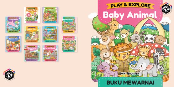 Play And Explore - Baby Animal - Buku Mewarnai