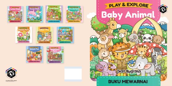 Play And Explore - Baby Animal - Buku Mewarnai