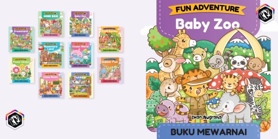 Fun Adventure - Baby Zoo - Buku Mewarnai