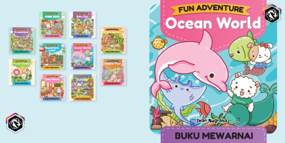 Fun Adventure - Ocean World - Buku Mewarnai
